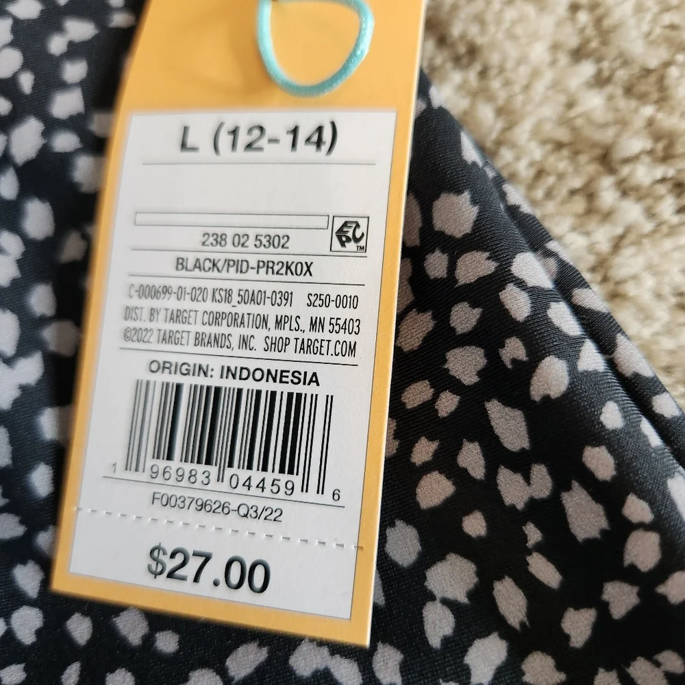 Women's High Neck Tankini Top - Kona Sol Black L - Picture 5 of 13